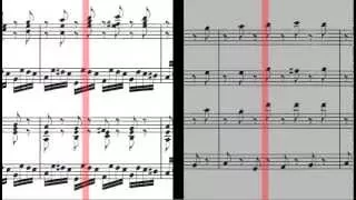 BWV 1061 - Concerto for 2 Harpsichords in C Major (Scrolling)