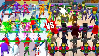 Merge Supper Hero Vs Toilet Monster Merge War ⭐ Merge Simulator Battles