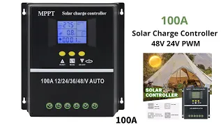 100A Solar Charge Controller PWM 48V 24V 12V