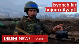 Украина ва исёнчилар ўртасидаги чегарада уруш кайфияти, оддий халқ эса сарсон - BBC News O'zbek