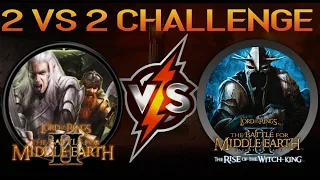 BFME2 VS RotWK - 2 VS 2 Challenge - BO7 LotR: BFME2 RotWK 2.02 v8.3 Clash of Experts!