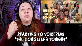 Reacting to Voiceplay ft. J. None 'The Lion Sleeps Tonight' #voiceplay #voiceplayreaction #reaction