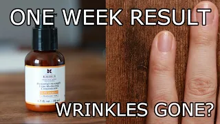One Week Wrinkle Skincare Product Test: Kiehl's Power Strength Line Reducing Concentrate [Week 1/4]