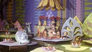 "it's a small world" Magic Kingdom Africa room through the years (Not my footage)