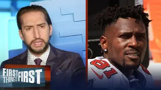 This was about AB not getting what he wanted — Nick defends Bruce Arians | NFL | FIRST THINGS FIRST