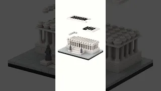 #LEGO Justice Palace #MOC - Speedbuild Animation #Shorts