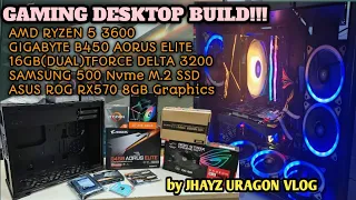 AMD RYZEN 5 3600 | GIGABYTE B450 AORUS ELITE | 16GB(DUAL)TFORCE 3200 | ASUS ROG RX570 8GB