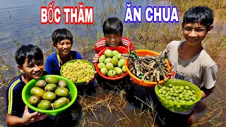 CẢ Team Phải KHÓC Khi SANG VLOG Tổ Chức Cuộc Thi BỐC THĂM ĂN CHUA