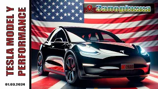 Справжній АМЕРИКАНЕЦЬ!!! Відновлення Tesla Model Y Performance 2022 року випуску із США👍