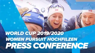 Hochfilzen Women Pursuit Press Conference