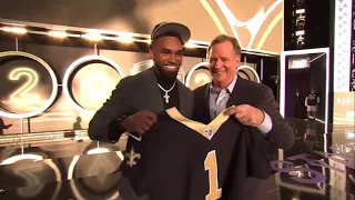 The New Orleans Saints select Chris Olave #11 overall in the 2022 NFL Draft