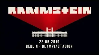 Rammstein - Stadium Tour - Berlin, 22.06.19 - Intro, Was ich liebe (4K)