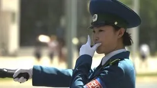 Driven to distraction: Pyongyang's 'traffic ladies'