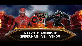 Spiderman vs Venom inside Steel Cage | Marvel Championship | CMW | Match 52 | #spiderman #wwe2k24