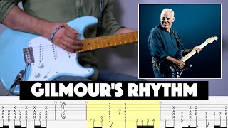 Top 9 David Gilmour RHYTHM Parts + TABS
