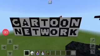 Minecraft Tutorial : How To Make Cartoon Network Logo Pixel Art