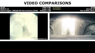 VIDEO COMPARISONS - Justice League - Official® Blu-Ray Announce [2018]