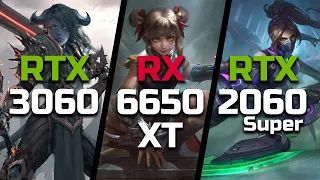 RTX 3060 vs RX 6650 XT vs RTX 2060 Super - Test in 10 Games