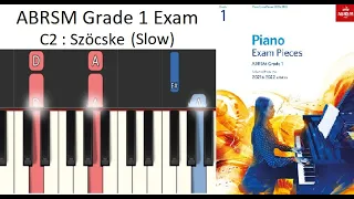 C2 : Szöcske (Slow) ABRSM Grade 1 Piano Exam 2021-2022