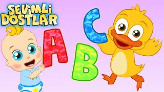 Sevimli Dostlar ile ABC Alfabe Öğreniyorum (YENİ) | Bebek Şarkıları 2022 | Çocuk Şarkıları 2022