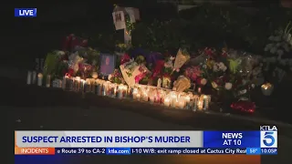 Alleged gunman arrested for shooting death L.A. Catholic bishop