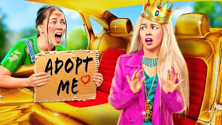 ADOPTED BY A BILLIONAIRE | From POOR To Giga-RICH | Funny Struggles by La La Life Emoji