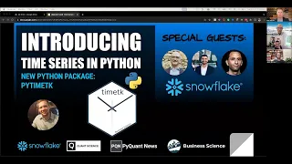 REDICULOUS: Pytimetk for Time Series Analysis and Forecasting in Python (feat. Snowflake)