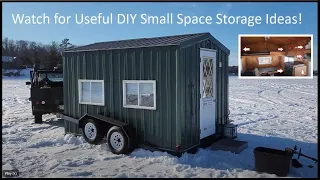 Ice Shack/Camper Ideas - Built from Scratch - DIY - Video Tour