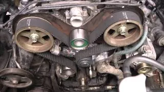 Toyota v6 5vzfe Timing Belt Replacement DIY Part 2