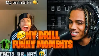 C Blu Reacts To Funny Moments In NYC Drill