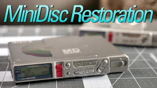 Fixing Up a Neglected MiniDisc Recorder