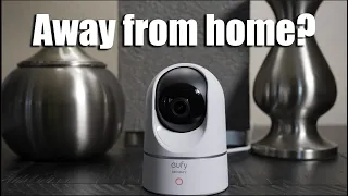 Eufy Security 2K tilt and pan indoor camera for home, pets or child cam.