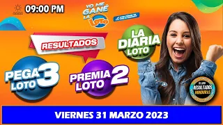 Sorteo 9 PM Loto Honduras, La Diaria, Pega 3, Premia 2, VIERNES 31 DE MARZO 2023 |✅🥇🔥💰