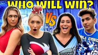 WHO’s the BEST? 🥇 GYMNASTS VS CHEERLEADERS!