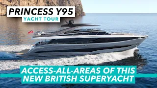 Princess Y95 yacht tour | Access all areas of this new British superyacht | MBY