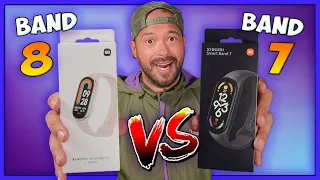 XIAOMI BAND 7 vs XIAOMI BAND 8 qual COMPRAR? 🤔