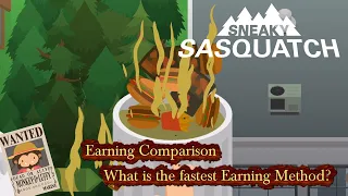 Sneaky Sasquatch Info - Earning Comparison | Which is the fastest Method