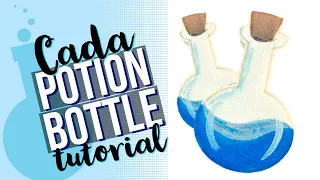 Using the Cada Potion Bottle Mold for gorgeous DIY bath bombs (PLUS! How I painted these babies!)