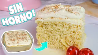 PASTEL DE 3 LECHES SIN HORNO! - Hecho en el MICROONDAS