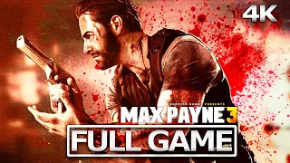 MAX PAYNE 3 Full Gameplay Walkthrough / No Commentary【FULL GAME】4K Ultra HD