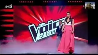 The Voice Of Greece 1ο Live Ελένη Γεραγίδη (We Found Love) {28/3/2014}