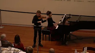 Niccolò Paganini's I Palpiti, op. 13 for violin and piano, performed by Zeke Sokoloff