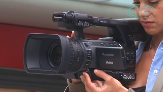 An introduction to the Panasonic AG-HPX250 handheld P2 camcorder