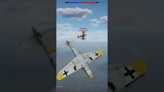 109 F4 reversal against P47 War Thunder: Defensive flying.