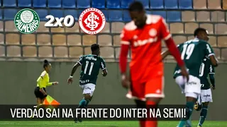 Kevin e Léo marcam e Palmeiras sai na frente do Inter na semifinal da Copa do Brasil Sub-20!