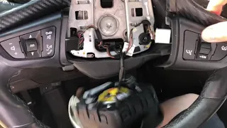 How to remove steering wheel trim for wrapping on Chevy Cruze