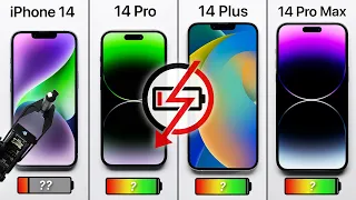 iPhone 14 vs. 14 Pro vs. 14 Plus vs. 14 Pro Max Battery Test