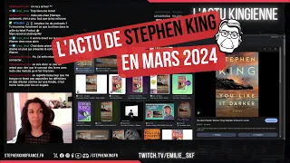 L'actualité de #StephenKing en mars | Replay du live Twitch du 7 avril 2024