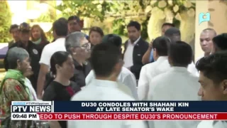 PDU30 condoles with Shahani kin at late senator's wake