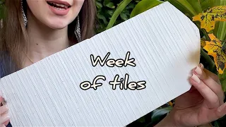 Неделя плиток//Огромная плитка◻️// Week of tiles//A huge tile// ASMR